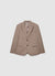Single-breasted jacket with two plain-coloured buttons