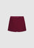 Plain shorts with satin waistband