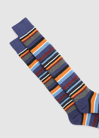 Long striped socks