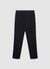Pantaloni straight lunghi con vita elasticizzata
