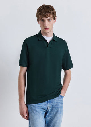 T-shirt polo a tinta unita