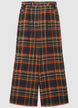 Pantaloni straight a quadri - XS