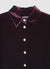 Camicia in ciniglia con bottoni gioiello