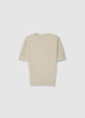 Solid colour knitted fabric T-shirt - S