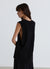 Solid colour V-neck knitted vest