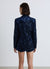 Single-breasted jacket with sequins