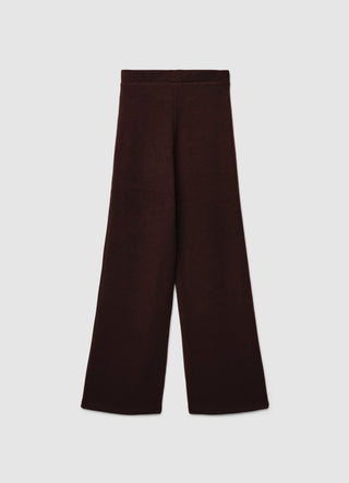 Soft solid-colour palazzo trousers