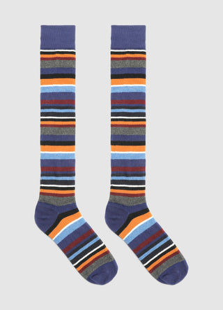 Long striped socks