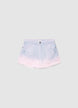 Shorts mom fit sfumati con strappi - 8-9