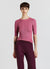 T-shirt maglia a costine