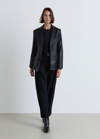 Pantaloni palazzo con cintura