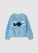 Суитшърт с ефект на пух и бродерия Stitch - 6-7
