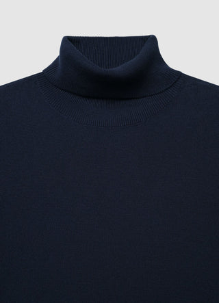 Pull à col roulé uni