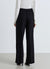 Pantaloni straight a gamba ampia con cintura
