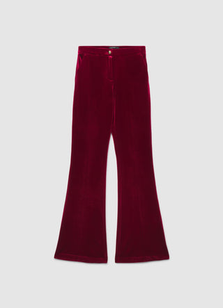 Pantalon flare uni