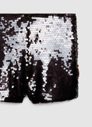 Shorts con paillettes