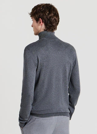 Pull à col roulé uni
