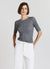 T-shirt maglia a costine