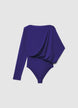 Draped one-shoulder bodysuit - XS