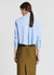 Camicia crop in cotone