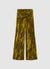 Pantalon palazzo plissé avec boucle