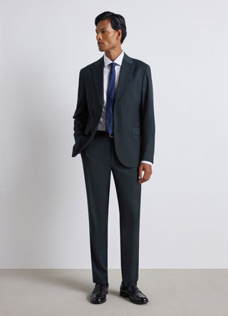 Single-breasted solid colour jacket