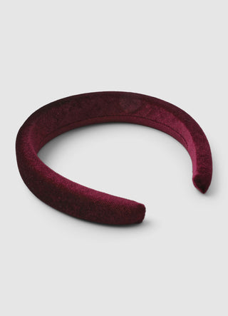 Padded plain-colour headband