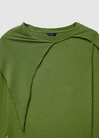 T-shirt à col noué
