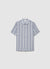 Relaxed fit short-sleeve striped shirt