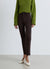 Einfarbige Cropped Flare Jeans