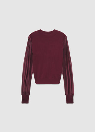 T-shirt con maniche lunghe in bitessuto