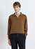 Plain-colour polo shirt with collar