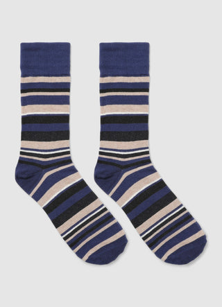 Striped ankle socks