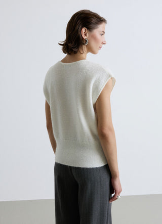 Ärmelloses Top mit Ringdetail