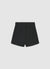 Gonna-pantalone corta con pieghe e fibbia
