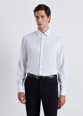 Camicia easy iron a tinta unita