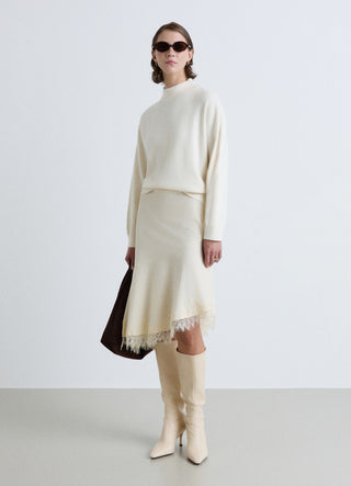 Pullover mit einfarbigem Perkins-Kragen