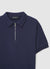 Polo-T-Shirt mit Reißverschluss