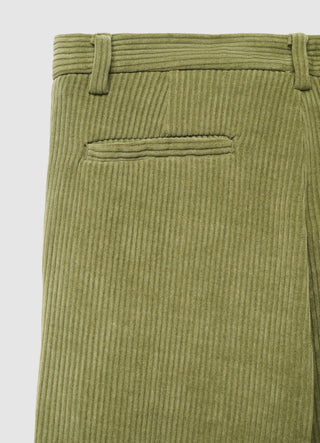 Pantaloni straight in velluto a coste