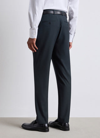 Pantalone straight a gamba dritta con piega