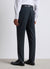 Pantalone straight a gamba dritta con piega