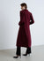 Cappotto lungo con chiusura a un bottone
