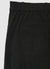Pantaloni straight a coste con risvolto e vita elasticizzata