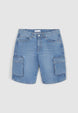 Pantaloncini denim cargo - 44