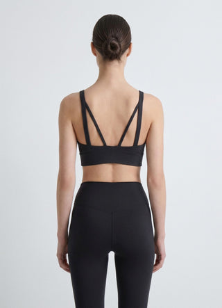 Solid colour crossover top
