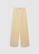 Jeans wide leg con pieghe - 48