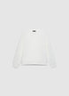 Crew neck sweatshirt with shimmering effect - XXL