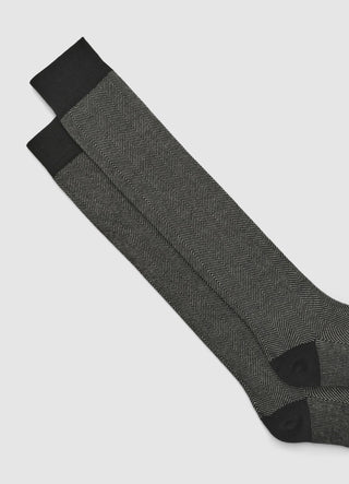 Long ribbed tights
