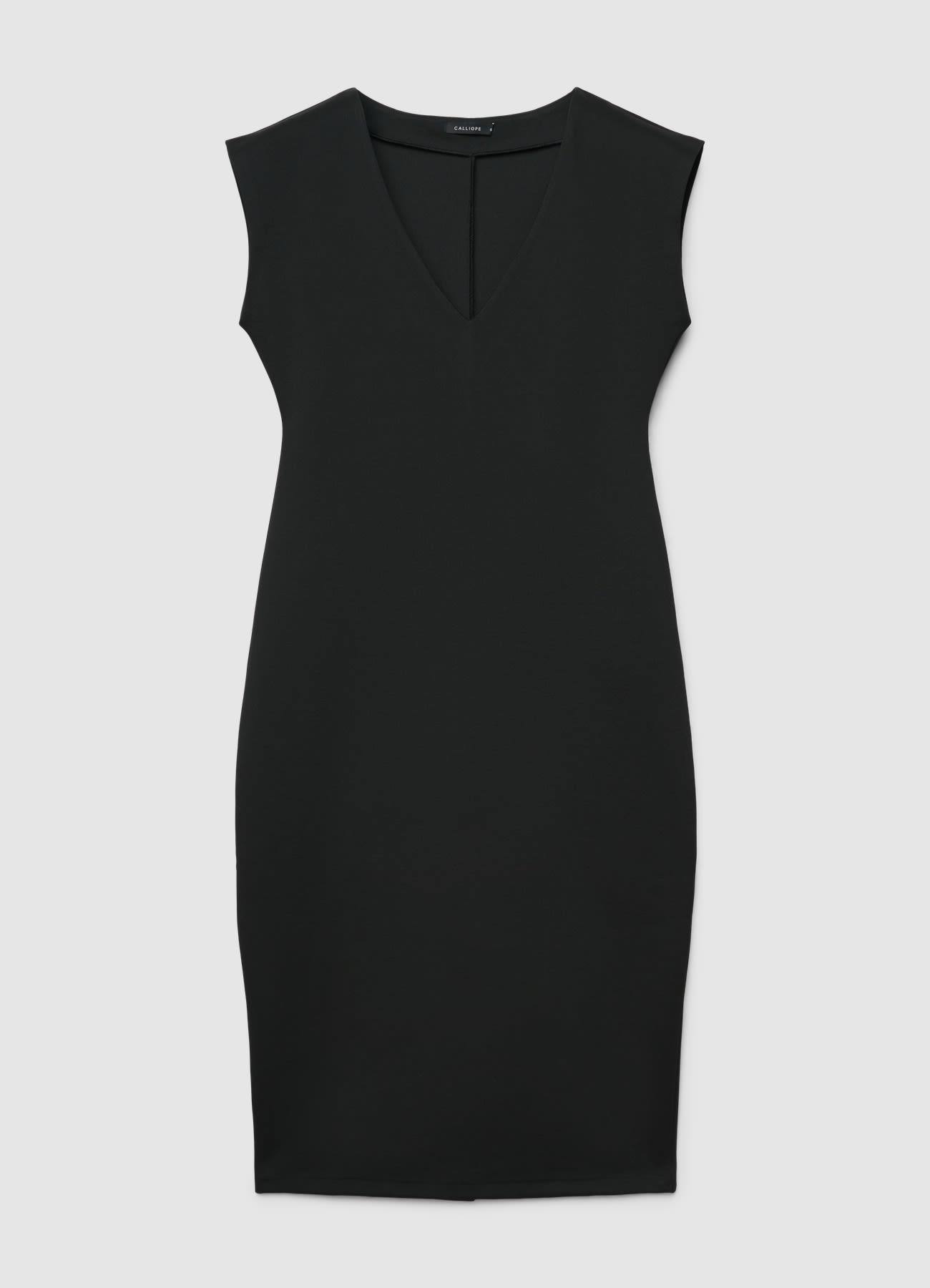 Sheath dress with V-neckline – Calliope