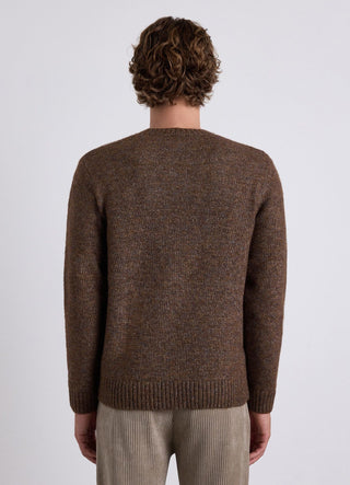 Maglia girocollo melange